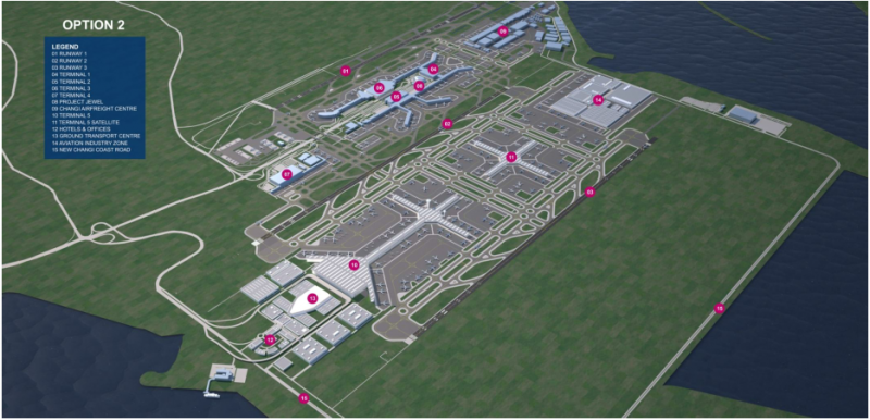 Conceptual Layout of Terminal 5 - option 2